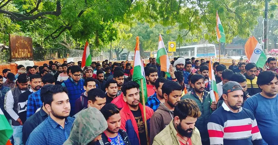 जवानों के हक़ में जंतर-मंतर, फ़रवरी 2019