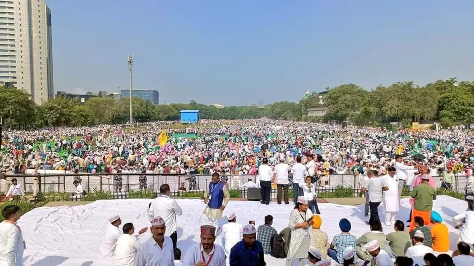रामलीला मैदान: पेंशन बहाली रैली, अक्टूबर 2023
