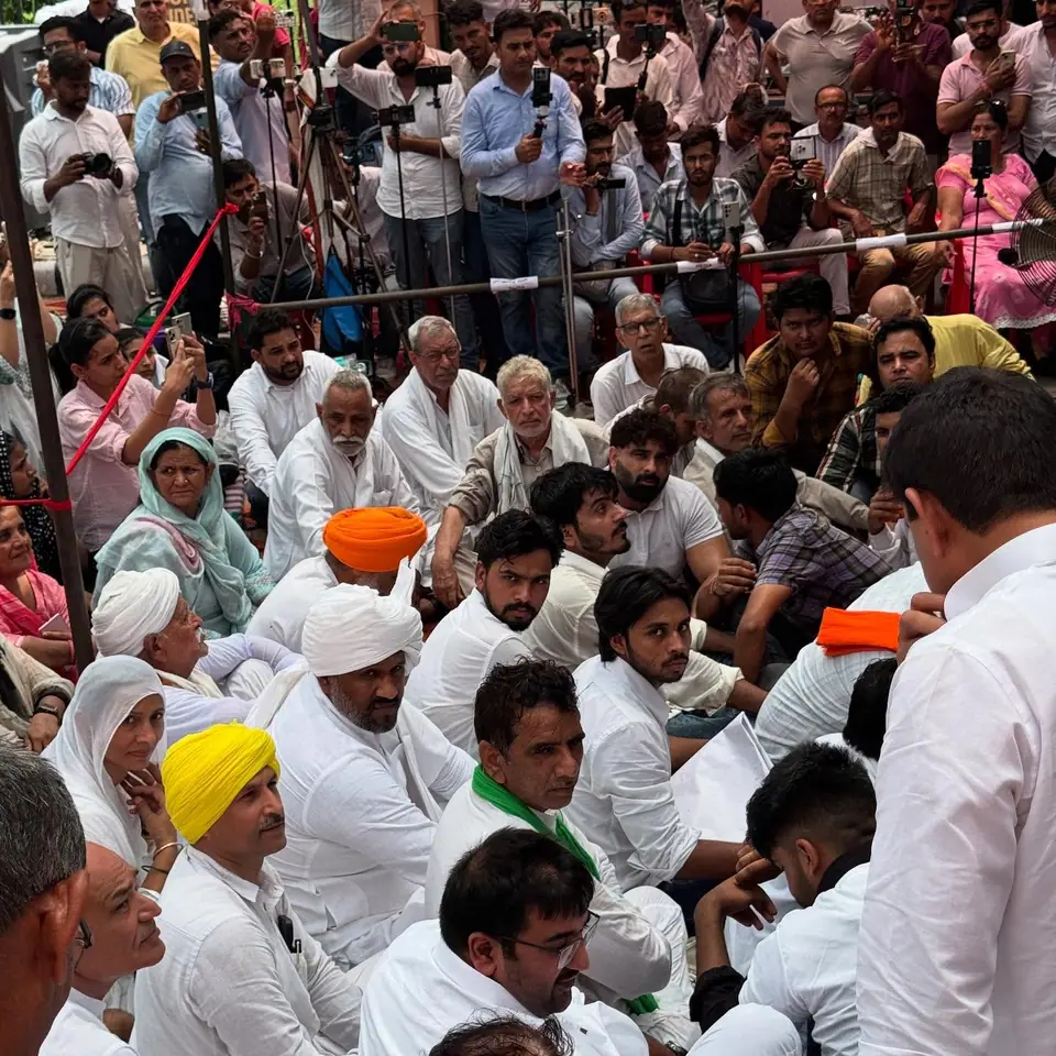 Among farmers